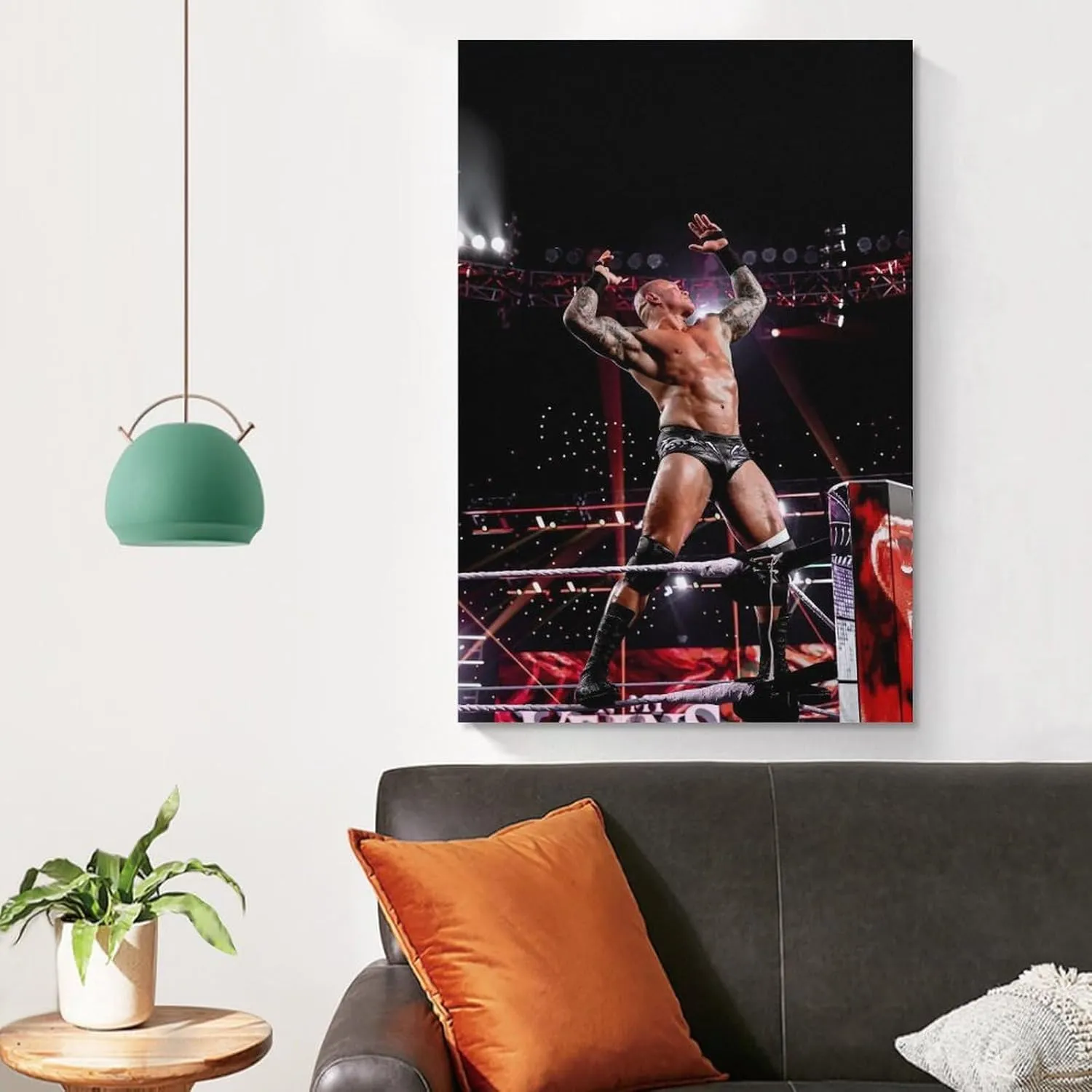 Randy Orton Wrestler Wrestler Snake Canvas Poster (20) Artworks Canvas Poster Room Aesthetic Wall Art Prints Home Modern Decor Framed-unframed 12x18inch(30x45cm)