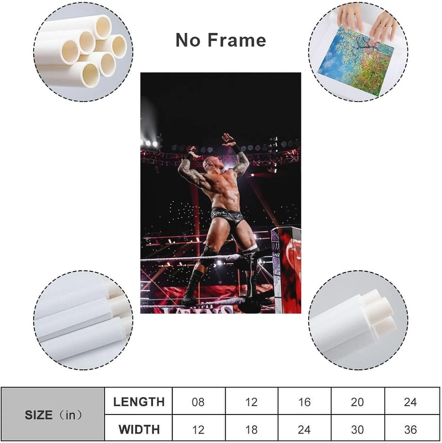 Randy Orton Wrestler Wrestler Snake Canvas Poster (20) Artworks Canvas Poster Room Aesthetic Wall Art Prints Home Modern Decor Framed-unframed 12x18inch(30x45cm)