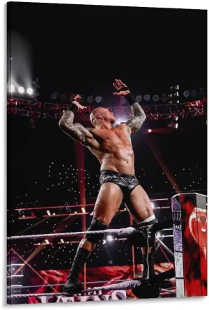 Randy Orton Wrestler Wrestler Snake Canvas Poster (20) Artworks Picture Print Poster Wall Art Painting Canvas Decor Home Posters Decorative 24x36inch(60x90cm)
