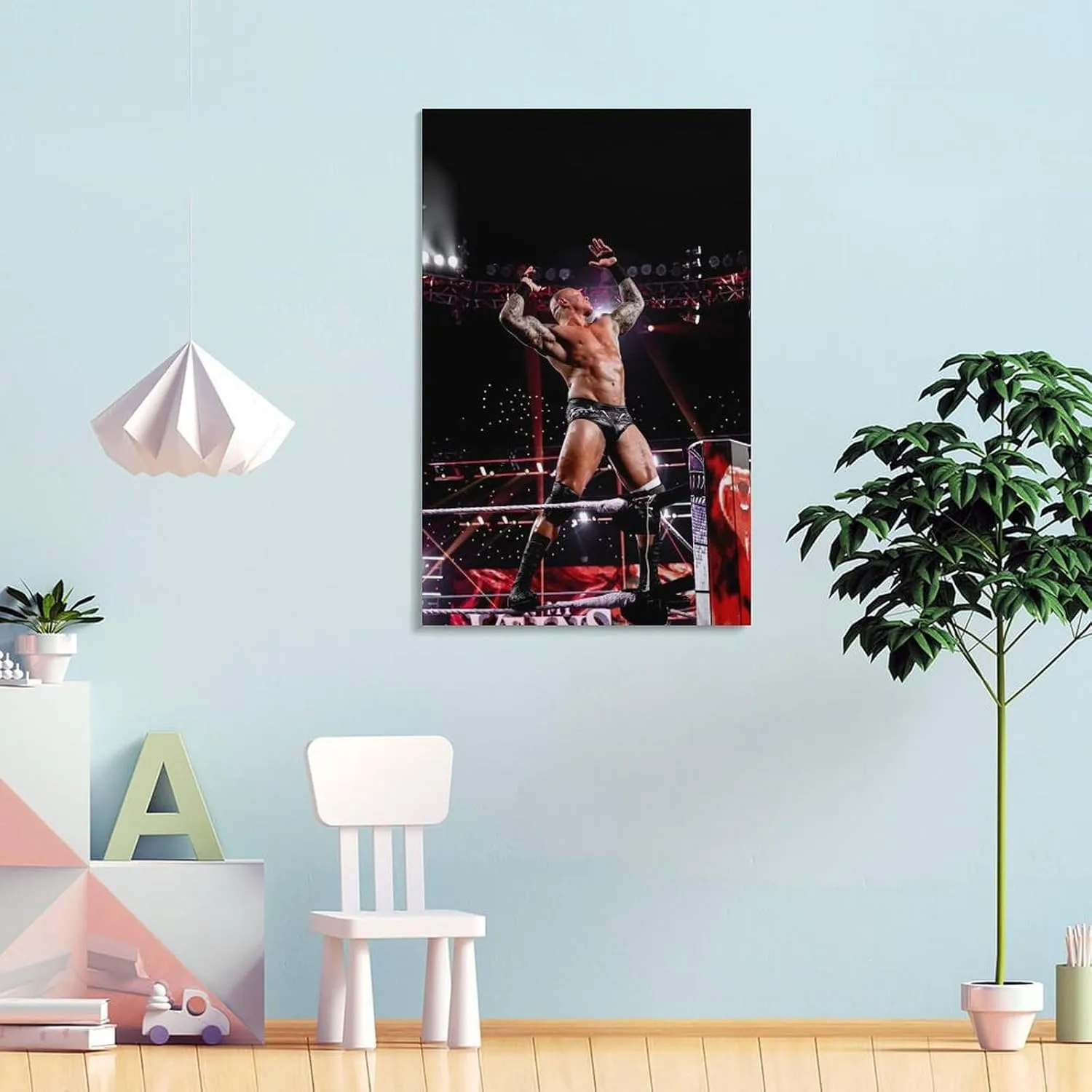 Randy Orton Wrestler Wrestler Snake Canvas Poster (20) Artworks Picture Print Poster Wall Art Painting Canvas Decor Home Posters Decorative 24x36inch(60x90cm)