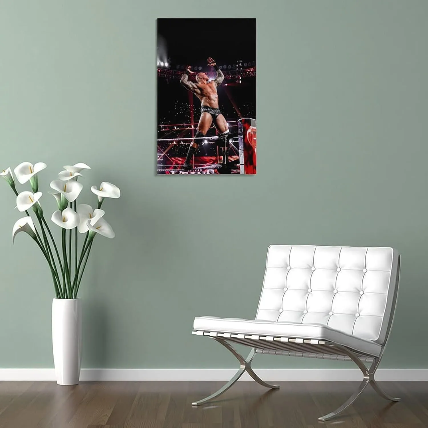 Randy Orton Wrestler Wrestler Snake Canvas Poster (20) Artworks Picture Print Poster Wall Art Painting Canvas Decor Home Posters Decorative 24x36inch(60x90cm)