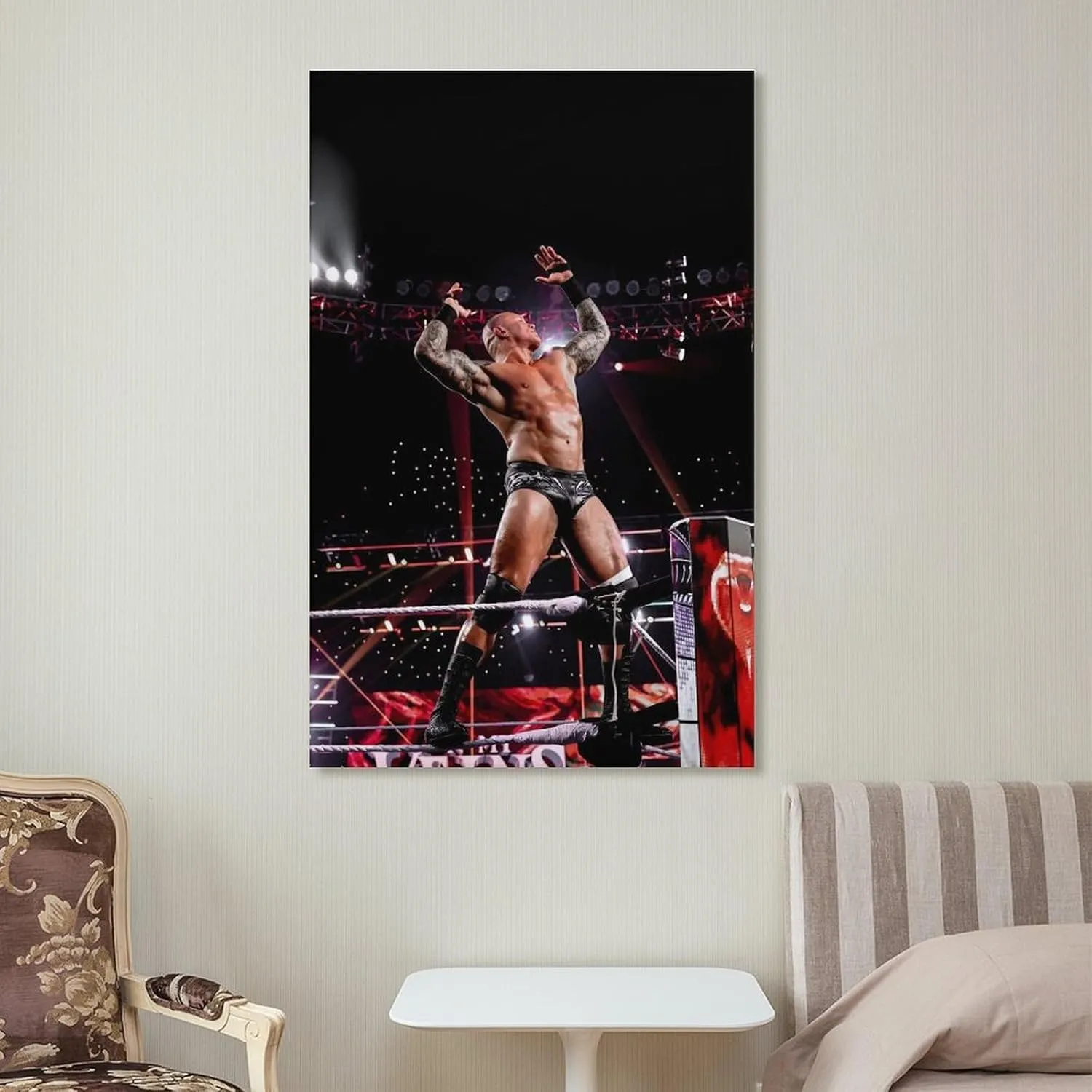Randy Orton Wrestler Wrestler Snake Canvas Poster (20) Artworks Picture Print Poster Wall Art Painting Canvas Decor Home Posters Decorative 24x36inch(60x90cm)