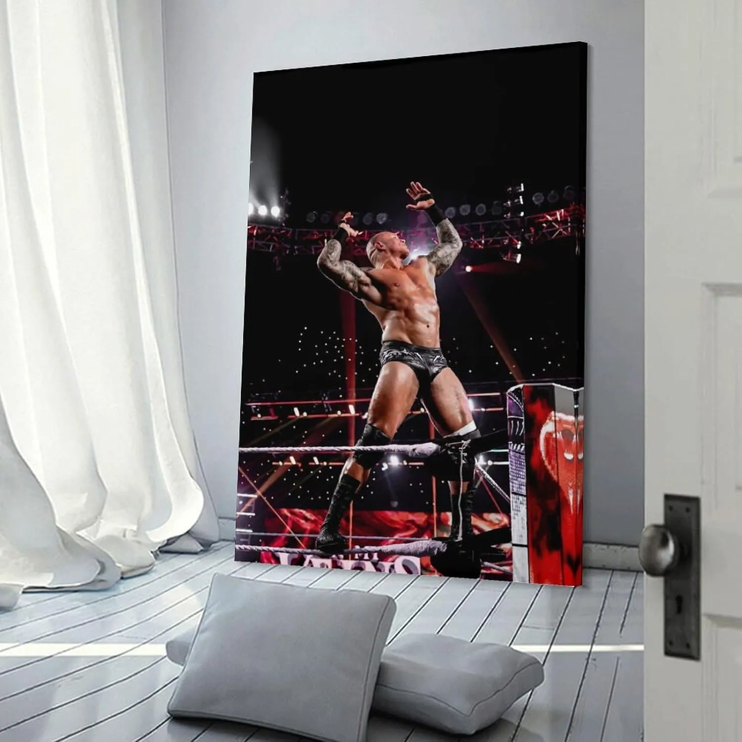 Randy Orton Wrestler Wrestler Snake Canvas Poster (20) Artworks Picture Print Poster Wall Art Painting Canvas Decor Home Posters Decorative 24x36inch(60x90cm)
