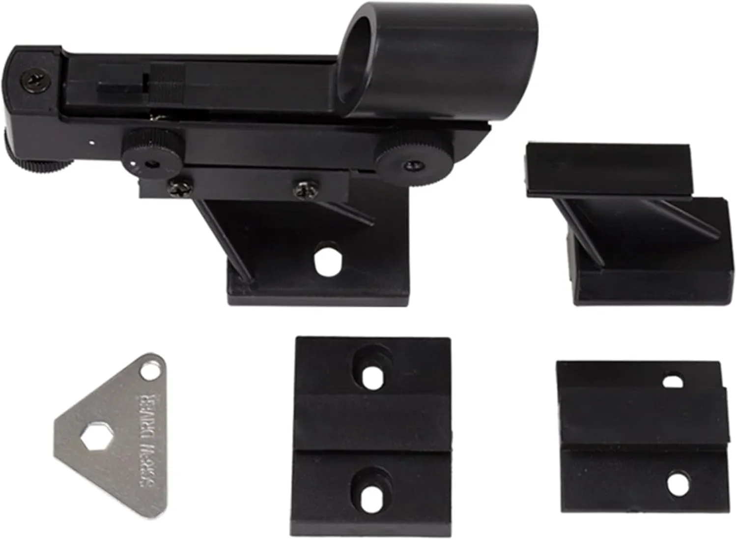 Red Dot Finderscope,Astronomical Telescope Star Pointer Viewfinder Star Finder Scope with 4 pcs Slide-in Bracket,Compatible with Most Astronomical Telescopes