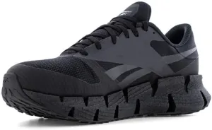 Reebok Work Men's Reebok FloatZig Work Composite Toe Slip Resistant Shoe, Black, 7.5 Wide
