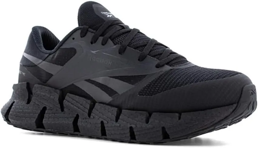 Reebok Work Men's Reebok FloatZig Work Composite Toe Slip Resistant Shoe, Black, 7