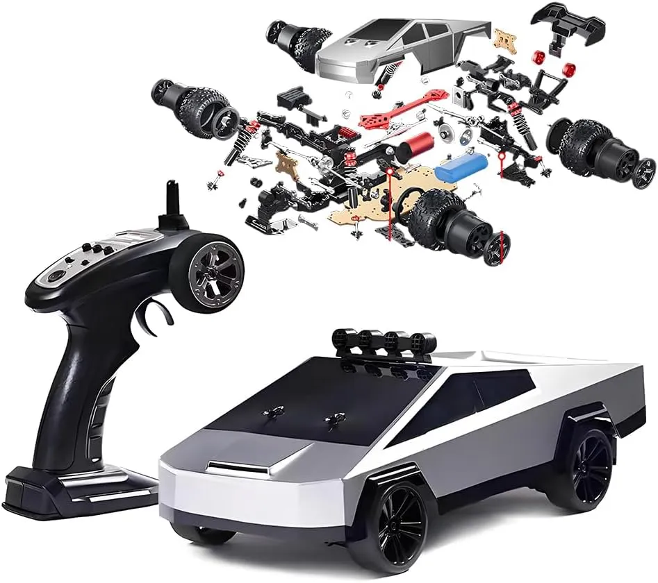 Remote Control Car 4 WD Ultra-Fast Drifting RC Cars for Car Racing Track 2.4 GHz 65KPH 360 Drifting Electric Powered High Speed Race Car for 14  with Off-Road Tire