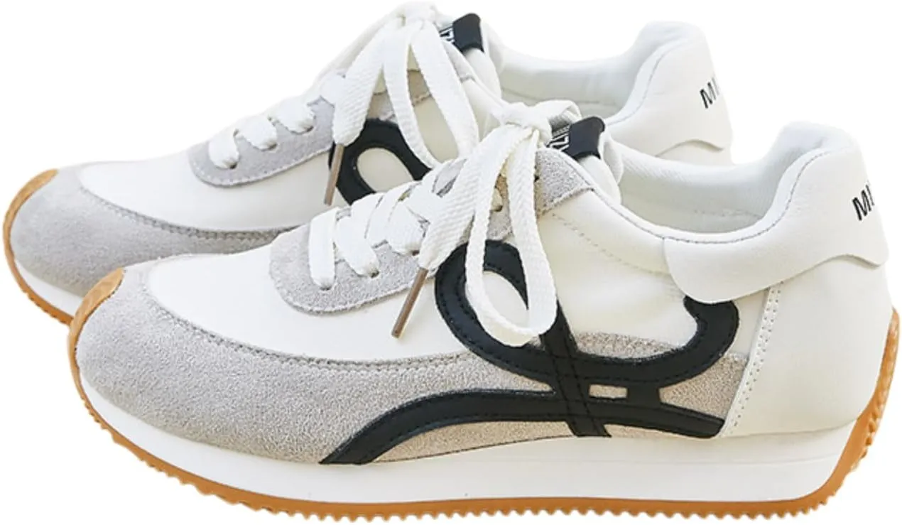 Retro Slide-On Chunky Platform Sneakers Women Y2K Aesthetic 2.2" Height Increase Casual Outfit Cute Walking Shoes