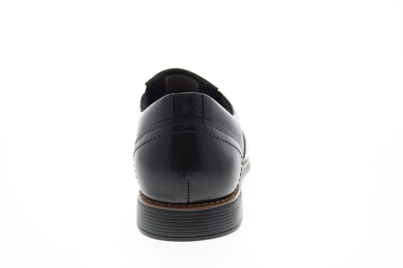 Rockport Slayter Slip On CH4020 Mens Black Leather Loafers Casual Shoes