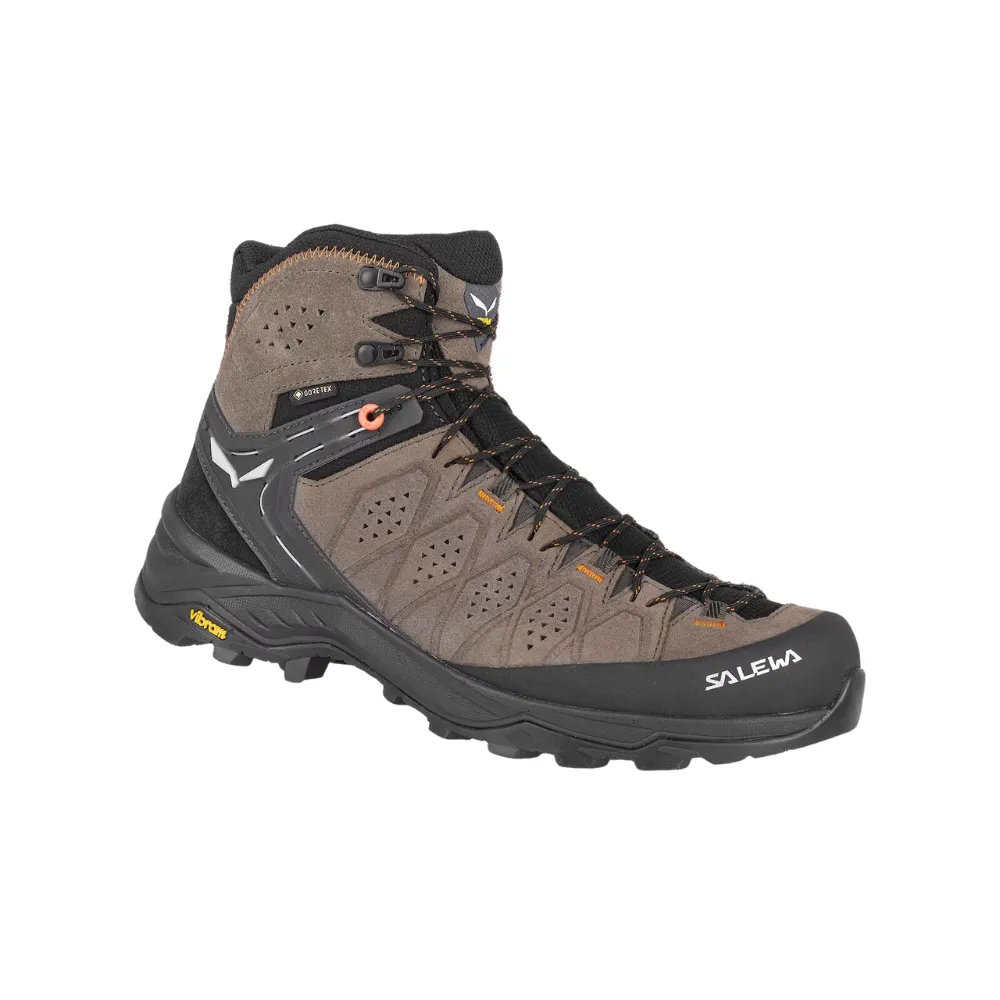 Salewa Alp Trainer 2 Mid GTX Mens Wallnut/Fluo Orange