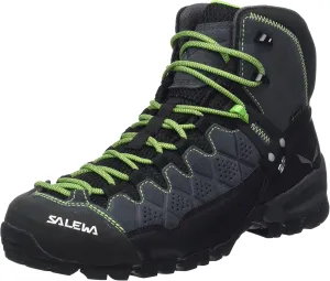 Salewa Men's Ms Alp Trainer Mid GTX Walking Shoe, Onyx Pale Frog, 12 US