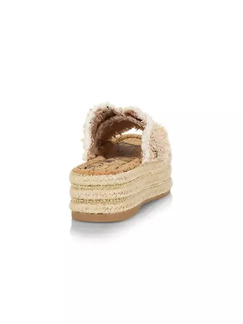 Sand Sandals Slip Open Dedicated support Feature-rich Platform On Sam Toe Fashion Wedge Slides Edelman Ashlynn