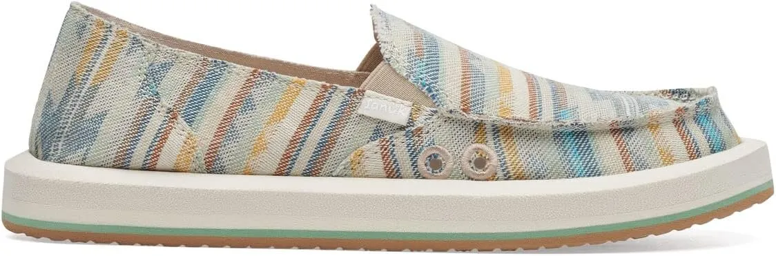Sanuk Women's Donna St Trail Slip On Shoes,09,Mesa