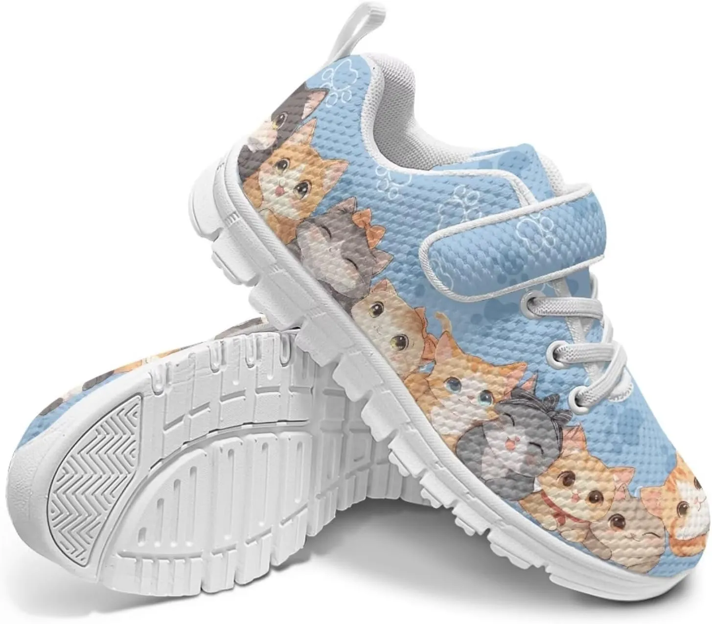 School Sneakers for Girls Boys Running Tennis Shoes Kids Slip on Shoes