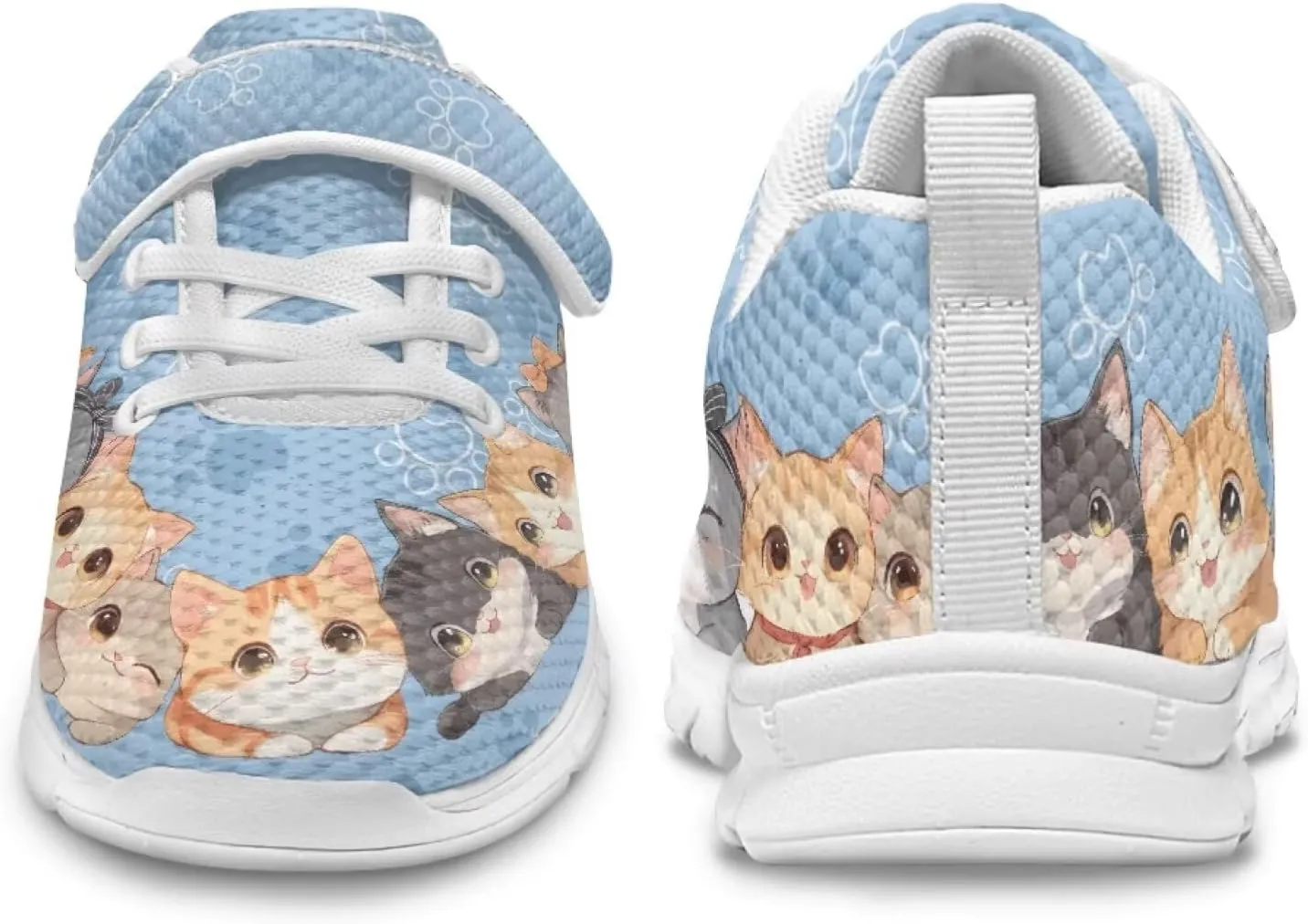 School Sneakers for Girls Boys Running Tennis Shoes Kids Slip on Shoes