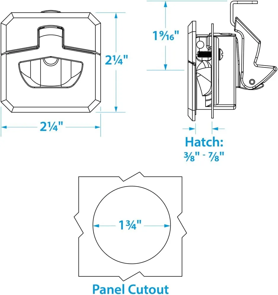 Seachoice Non-Locking Grand Slam Latch