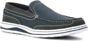 Sebago Men's Hartland Slip On (13 M in Navy Canvas/Nubuck)