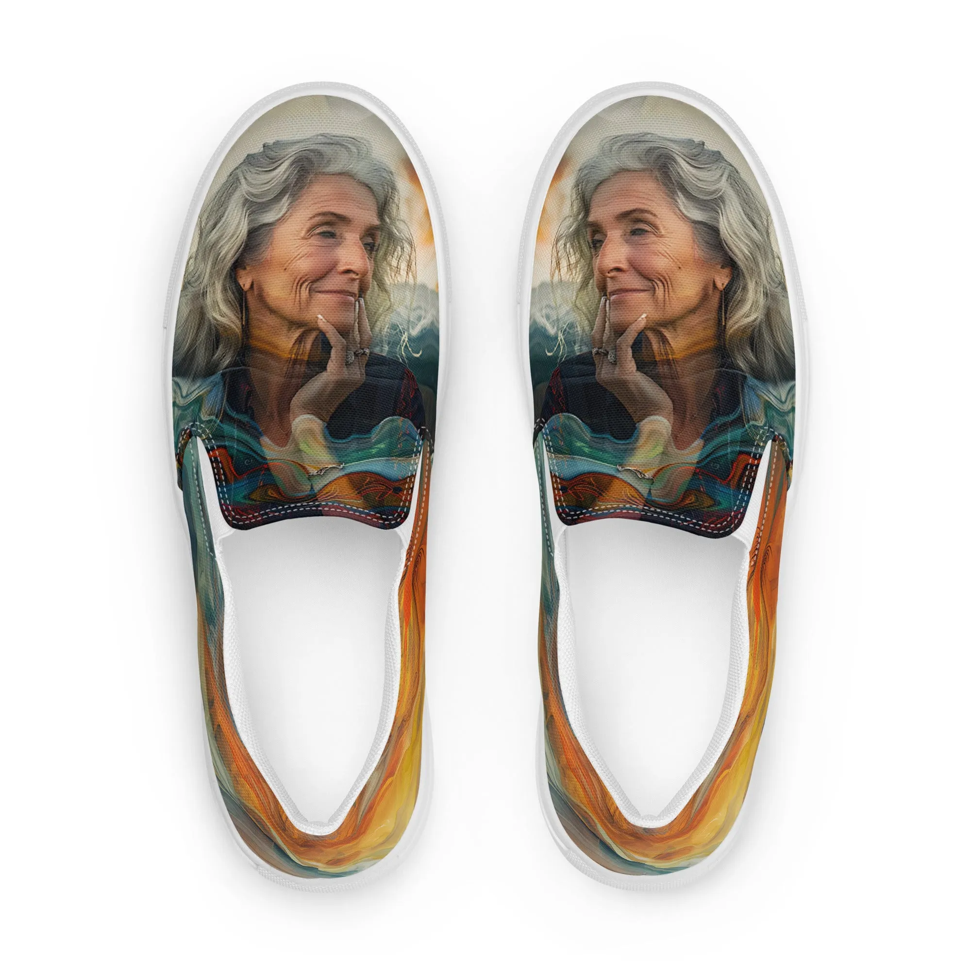 Serenity Within Women’s slip-on canvas shoes