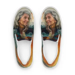 Serenity Within Women’s slip-on canvas shoes