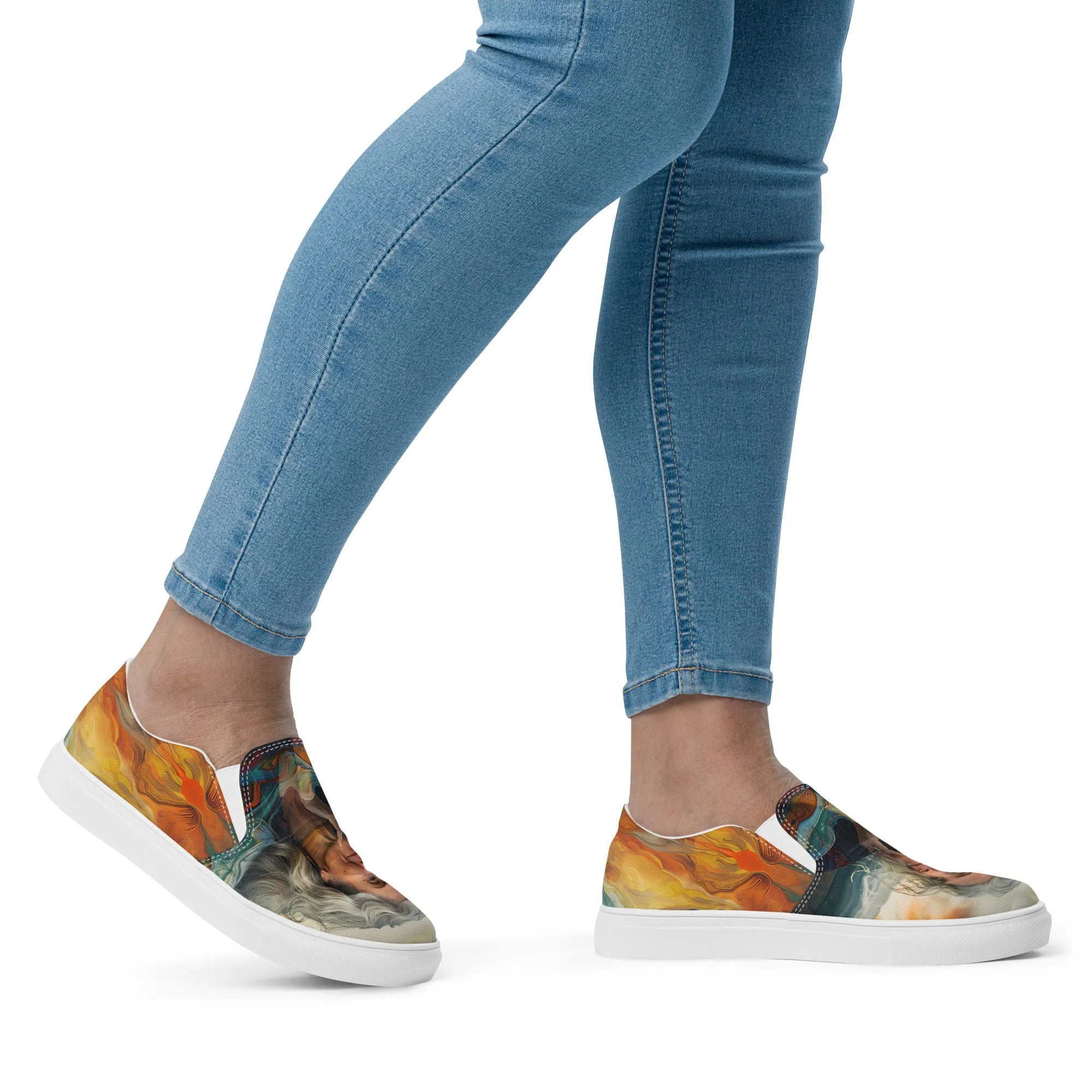 Serenity Within Women’s slip-on canvas shoes
