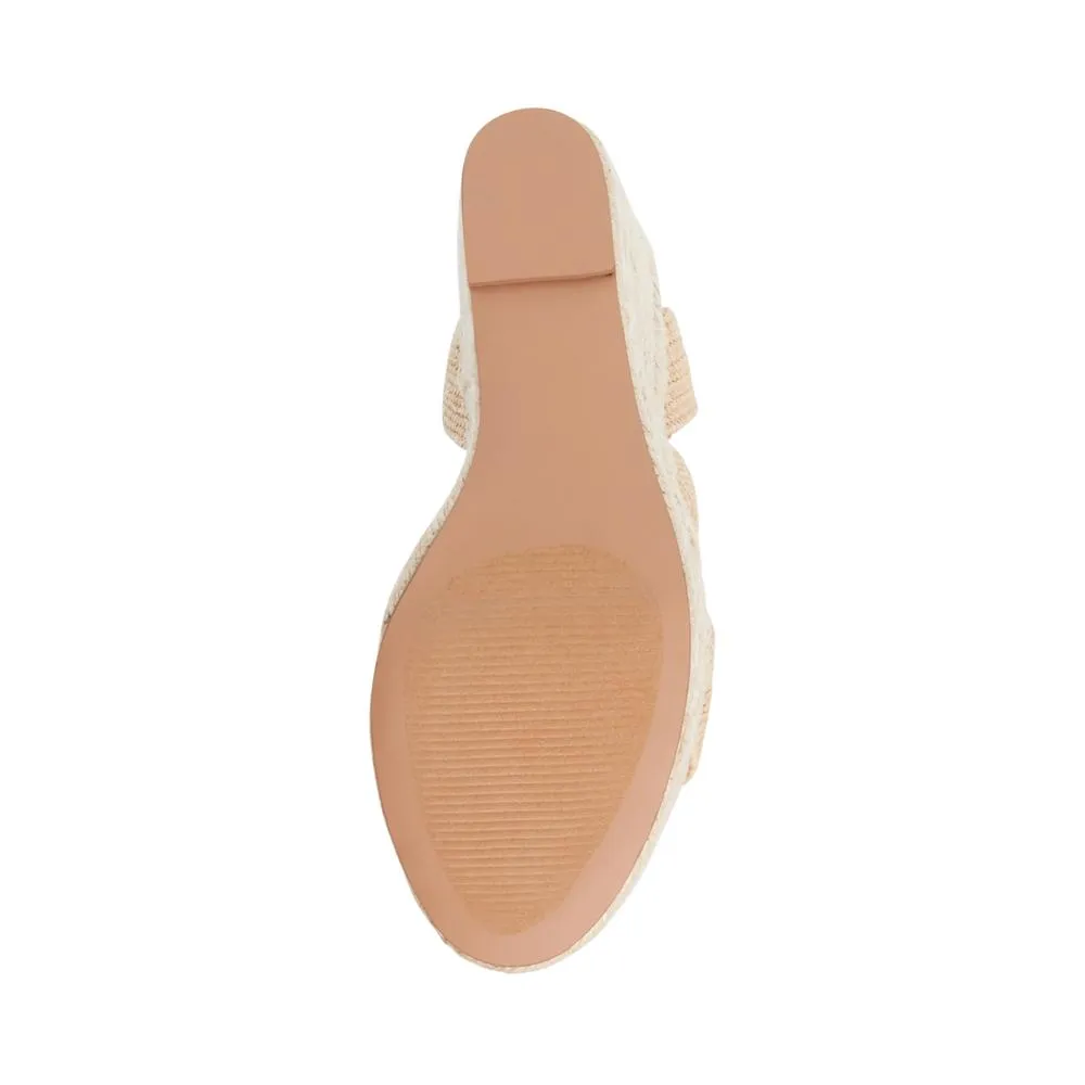 Shimmy Wedge Sandal NAT RAFFIA
