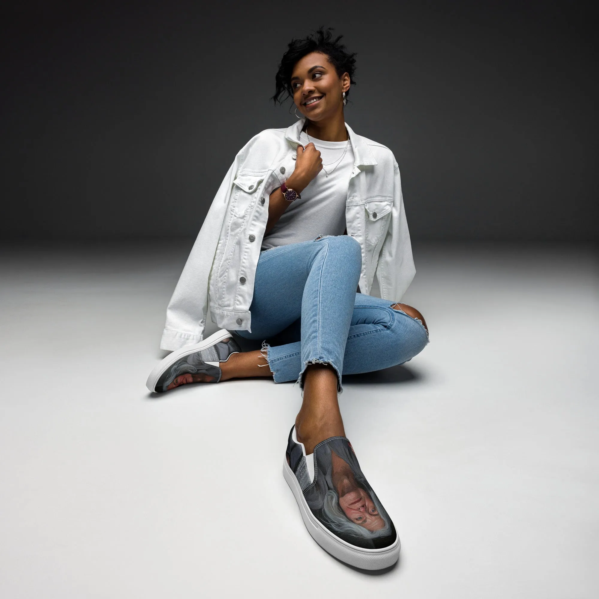 Silent Joy Women’s slip-on canvas shoes