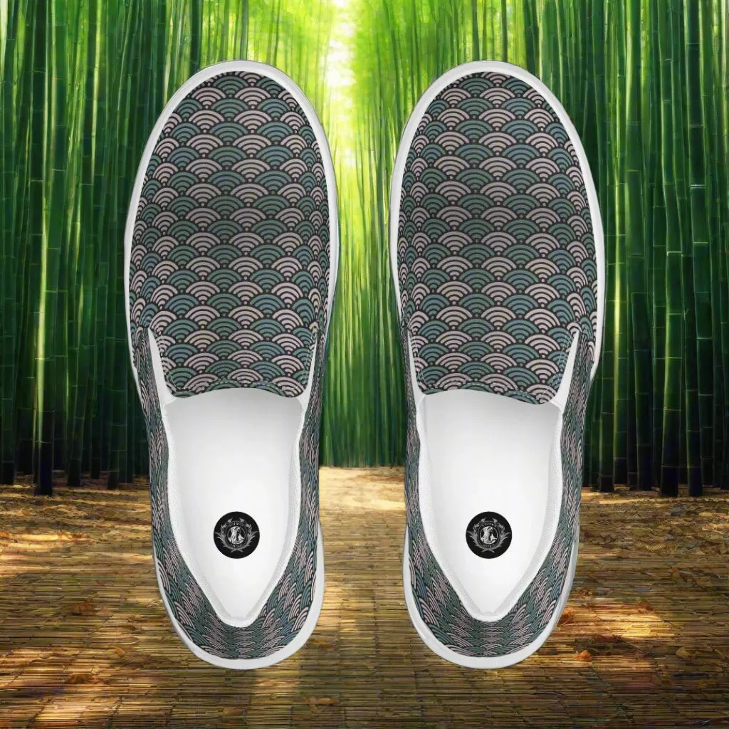 Silk Road | Women’s Slip-on Canvas Shoes | Sea Foam