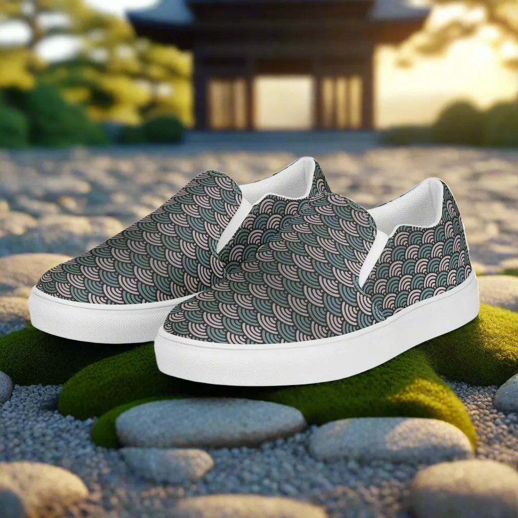 Silk Road | Women’s Slip-on Canvas Shoes | Sea Foam