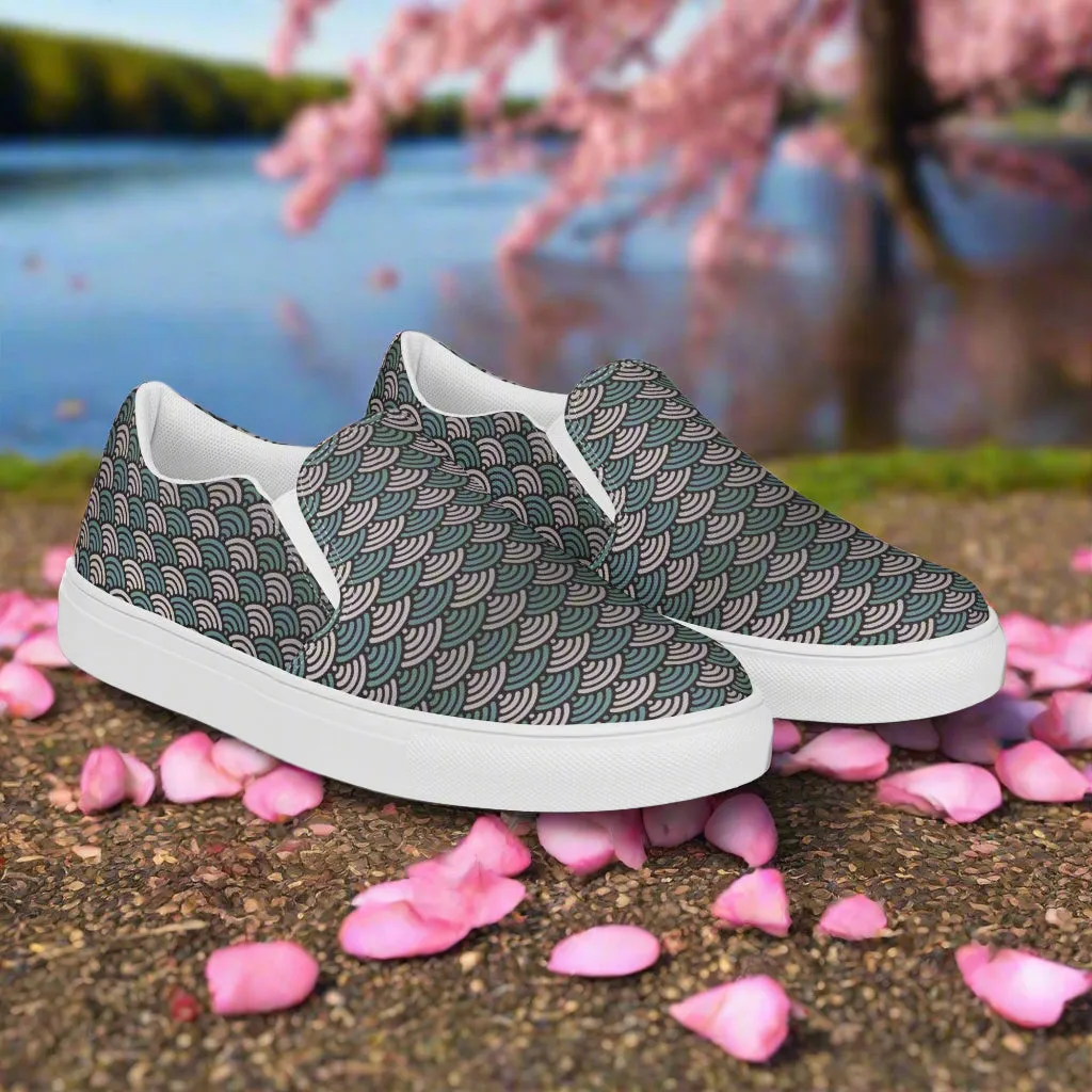 Silk Road | Women’s Slip-on Canvas Shoes | Sea Foam