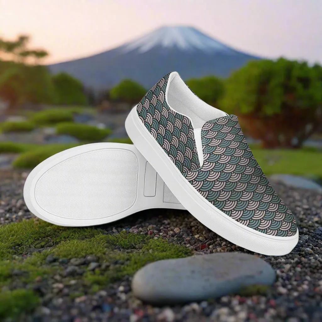 Silk Road | Women’s Slip-on Canvas Shoes | Sea Foam