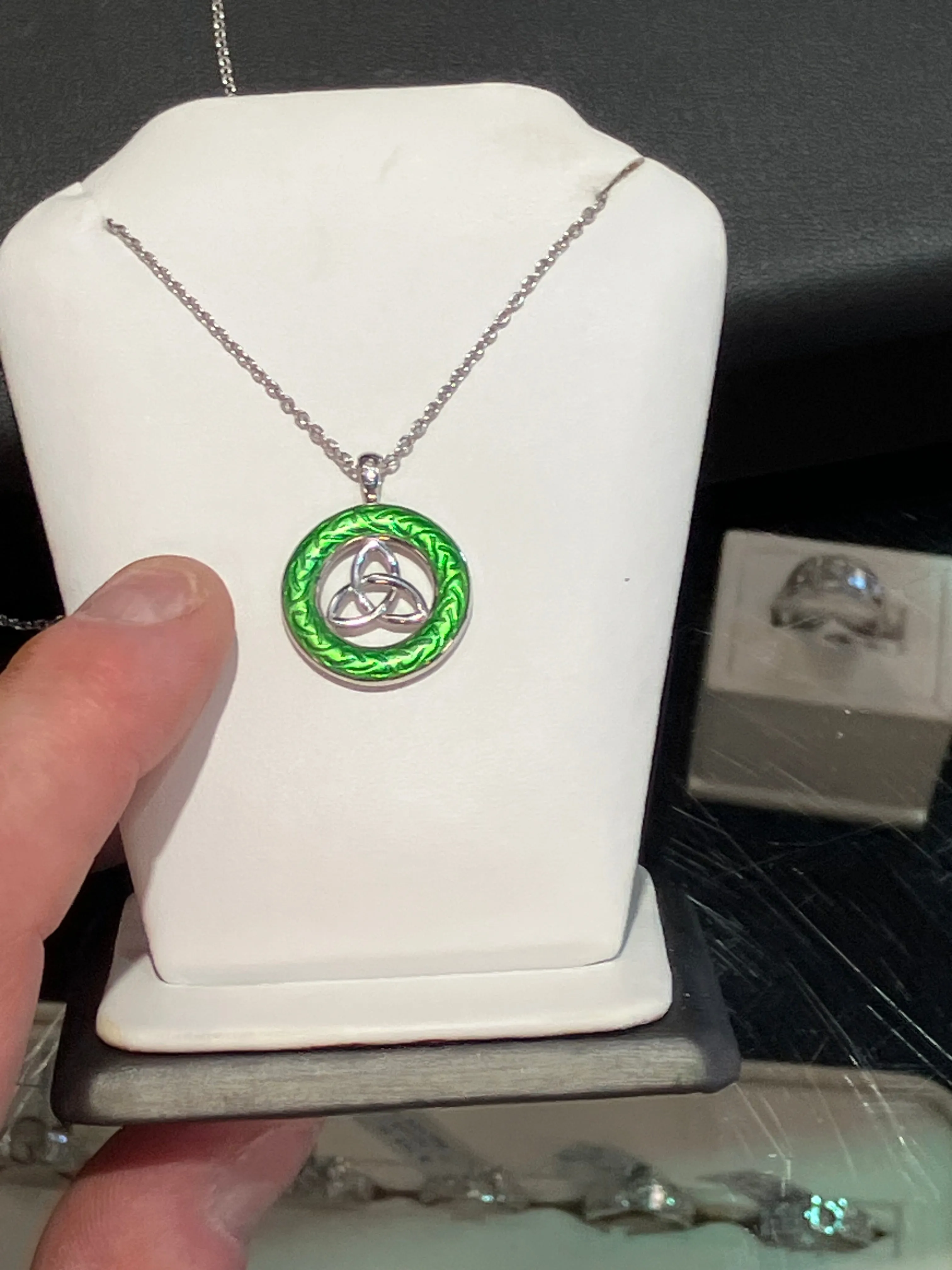 Silver Celtic Adjustable Necklace