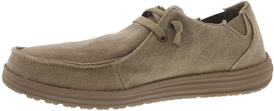 Skechers Men's Melson-Raymon Canvas Slip on Moccasin