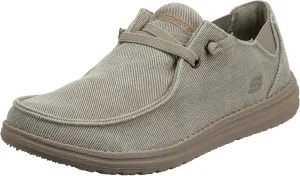 Skechers Men's Melson-Raymon Canvas Slip on Moccasin