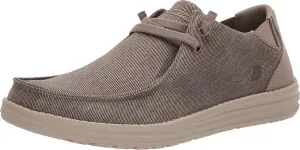 Skechers Men's Melson-Raymon Canvas Slip on Moccasin