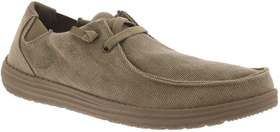 Skechers Men's Melson-Raymon Canvas Slip on Moccasin