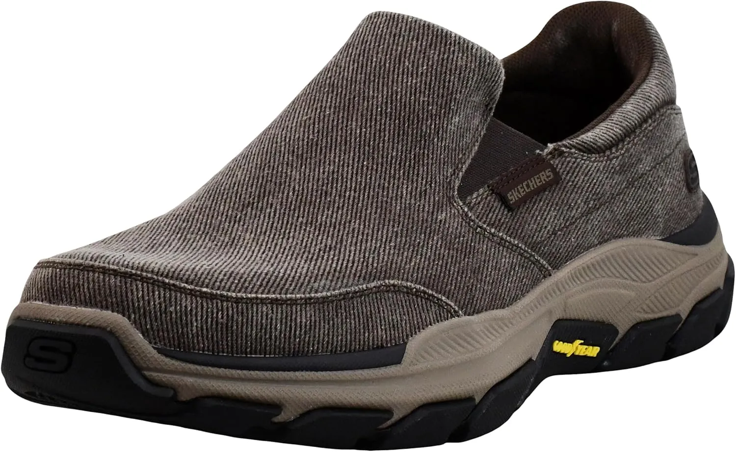 Skechers Men's Respected-Fallston Canvas Slip On