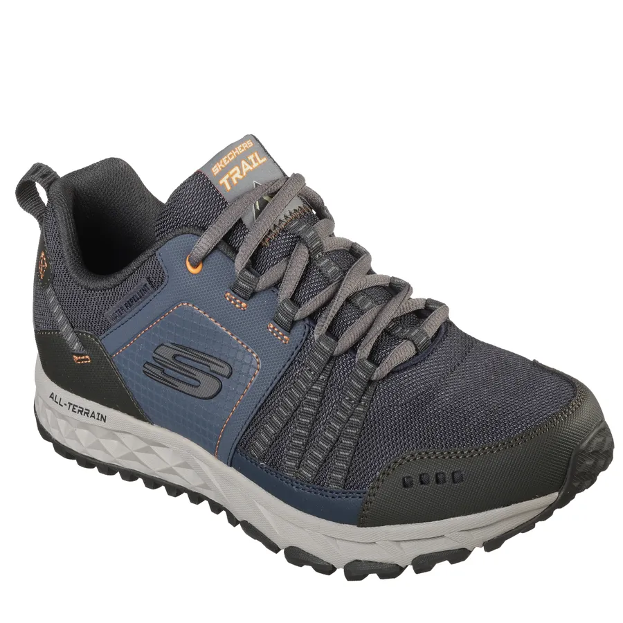 Skechers Mens Trail Sport Navy/Orange Trainer ESCAPE PLAN 51591/NVOR