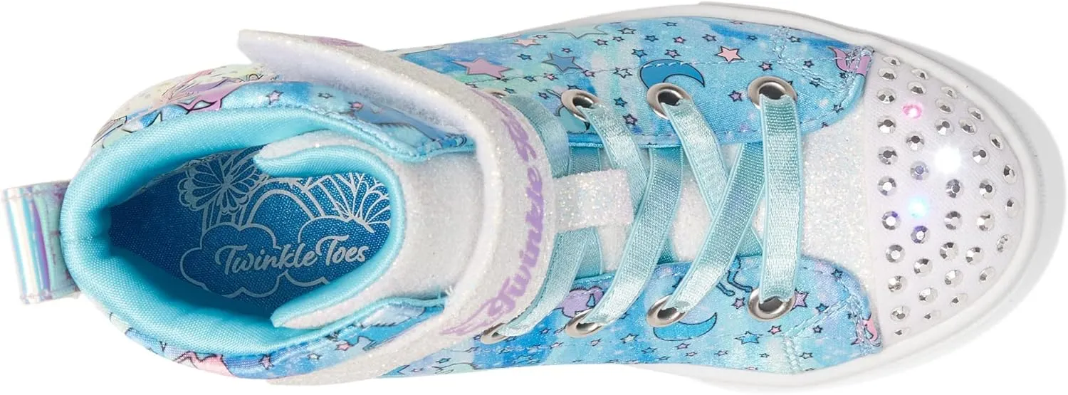 Skechers unisex-child Twinkle Toes Twinkle Sparks Unicorn Dayd Sneaker