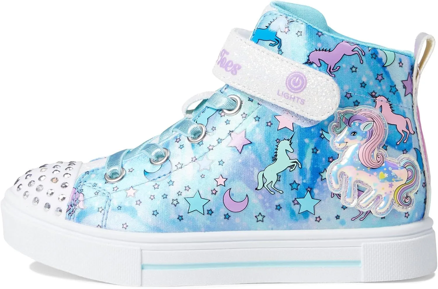 Skechers unisex-child Twinkle Toes Twinkle Sparks Unicorn Dayd Sneaker