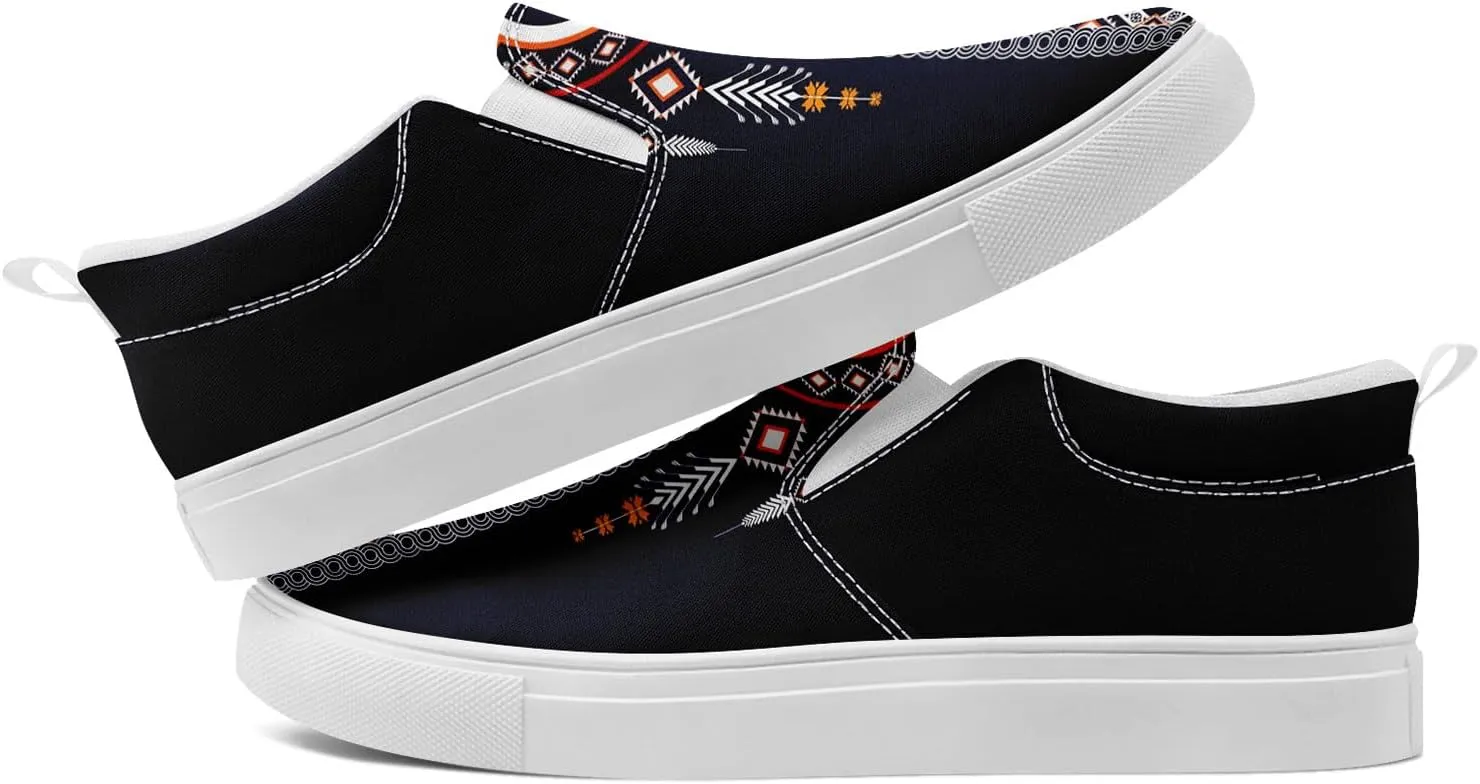 Slip on Shoes for Men Women Canvas Sneakers Loafers Classic Low Top Casual Shoes