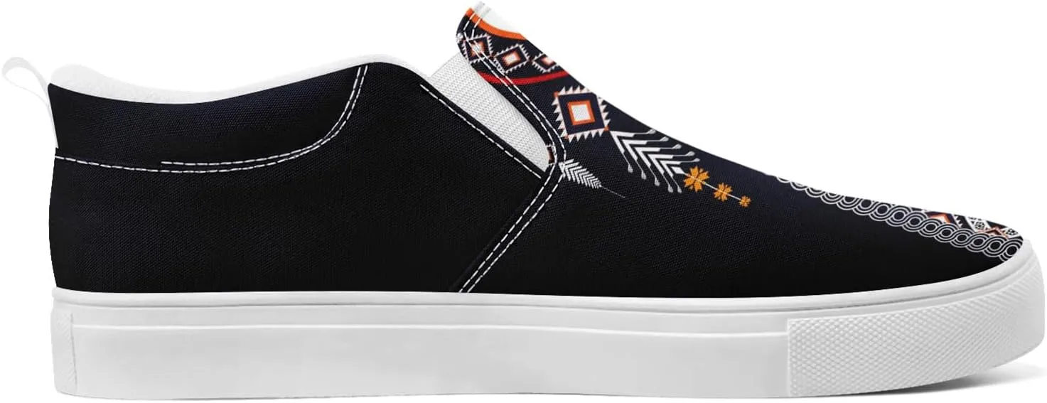 Slip on Shoes for Men Women Canvas Sneakers Loafers Classic Low Top Casual Shoes