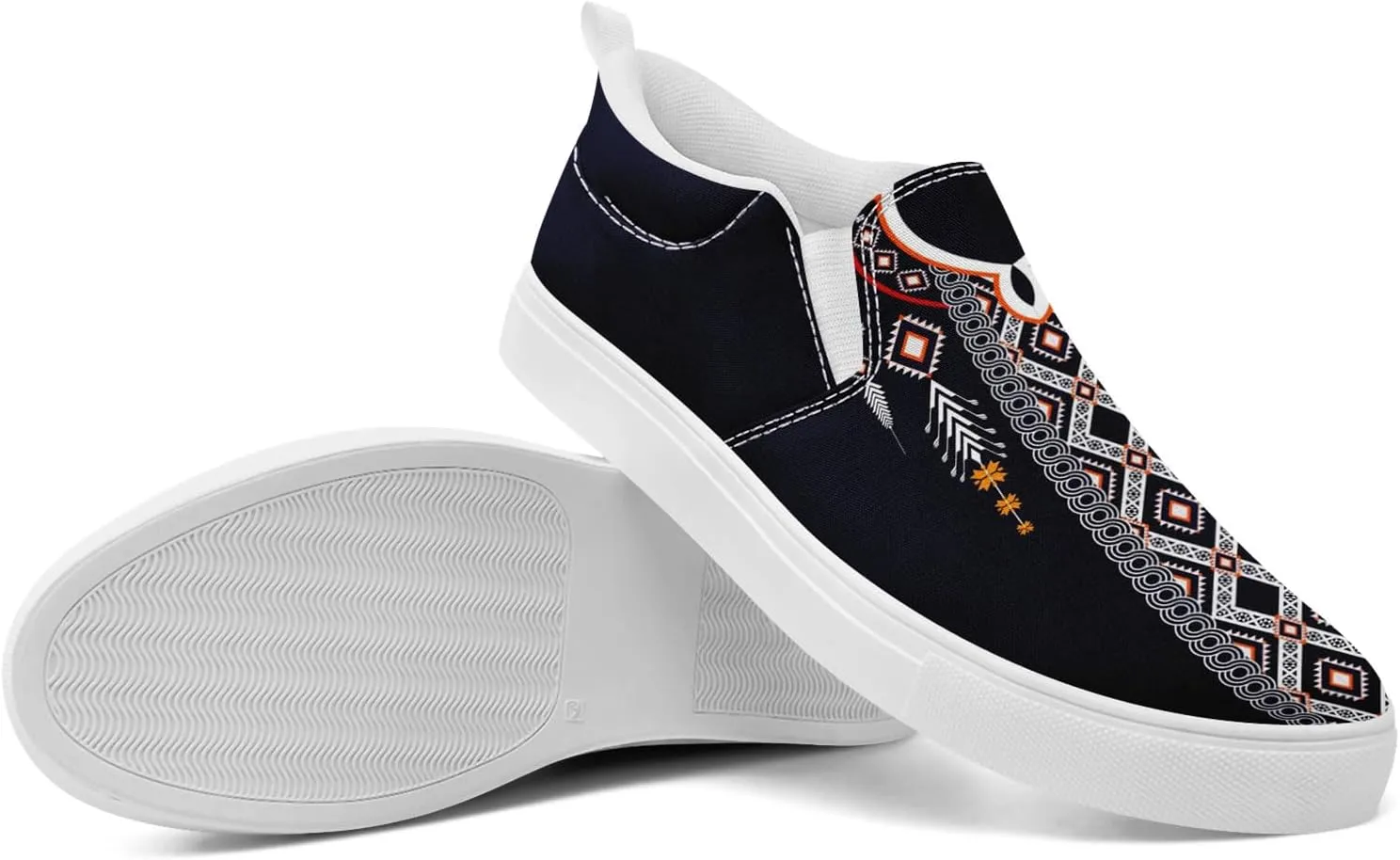 Slip on Shoes for Men Women Canvas Sneakers Loafers Classic Low Top Casual Shoes