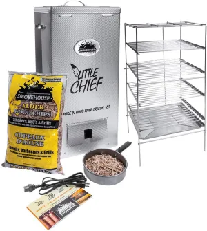 Smokehouse Products Little Chief Top Load Electric Smoker Silver, Medium