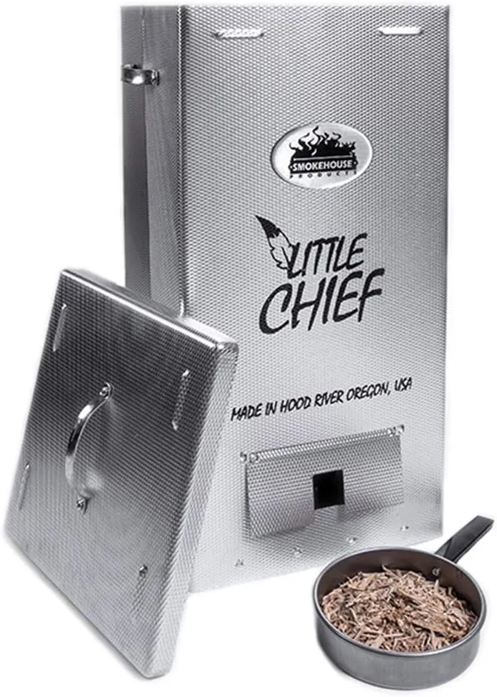 Smokehouse Products Little Chief Top Load Electric Smoker Silver, Medium