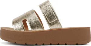 Soda “Tonya” ~ Women Open Round Toe Double Strap Slide On Sandal