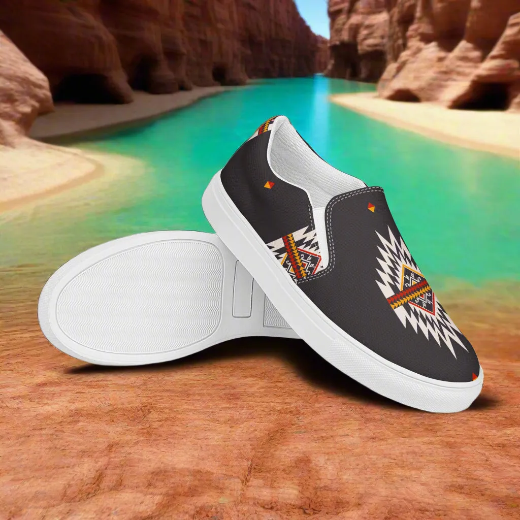Southwest | Women’s Slip-on Canvas Shoes | Azteca