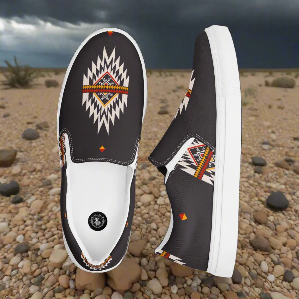 Southwest | Women’s Slip-on Canvas Shoes | Azteca