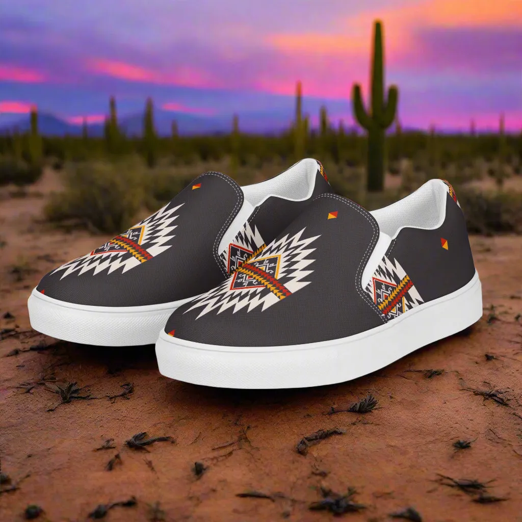 Southwest | Women’s Slip-on Canvas Shoes | Azteca