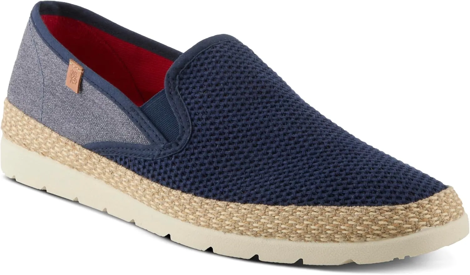 Spring Step Men's Putman Espadrilles – Lightweight Slip-On Summer Shoes with Cork Insole and Rubber Outsole, Made in Spain