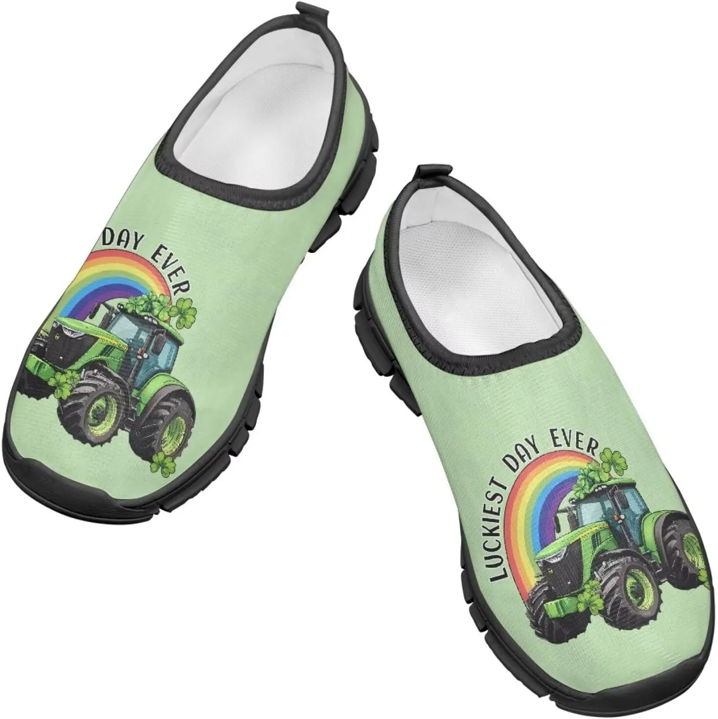 St. Patrick's Day Shoes Boys Slip On Tennis Shoes Kids Running Shoes